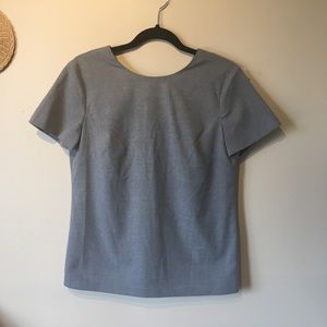 Banana republic size small gray neutral top.